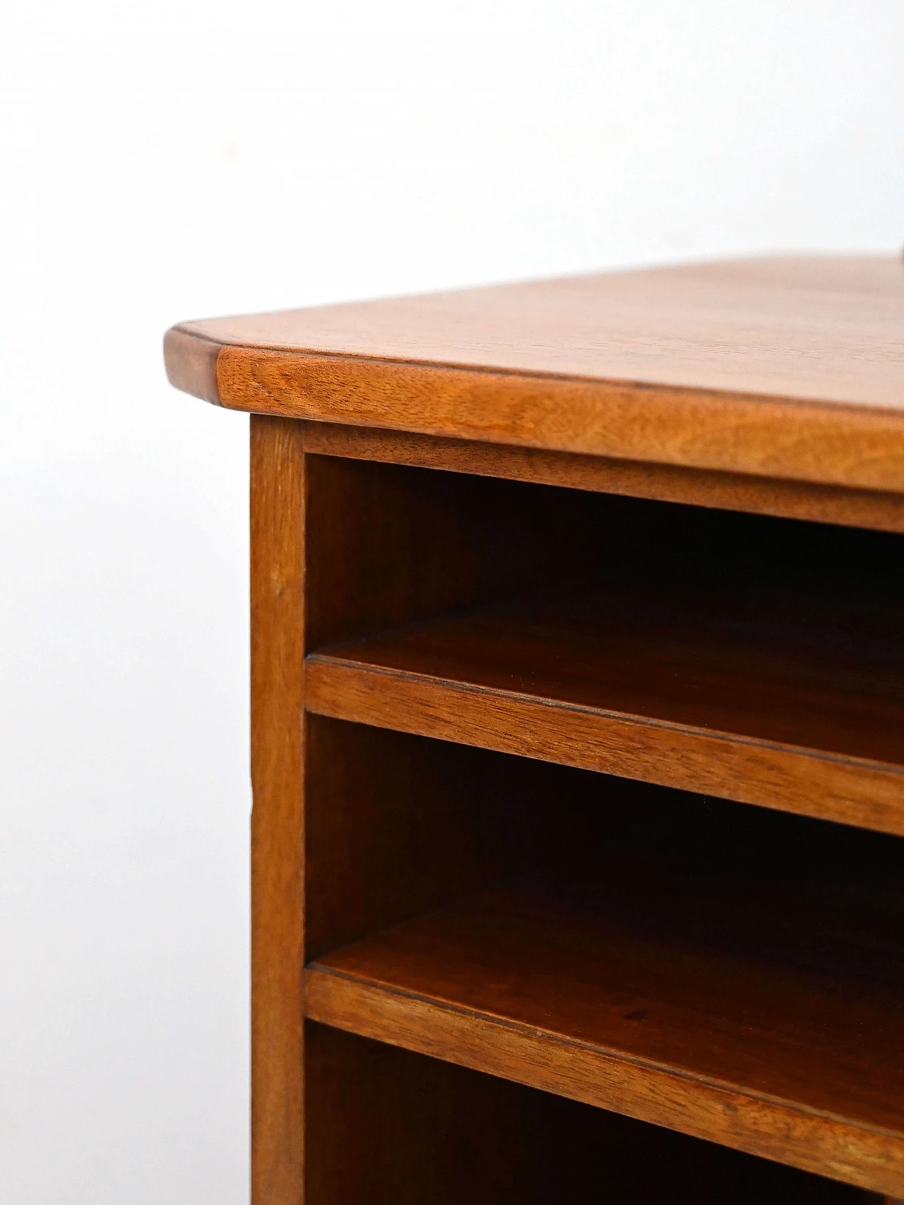 Scandinavian wood cabinet with horizontal and vertical spaces, 1960s 7