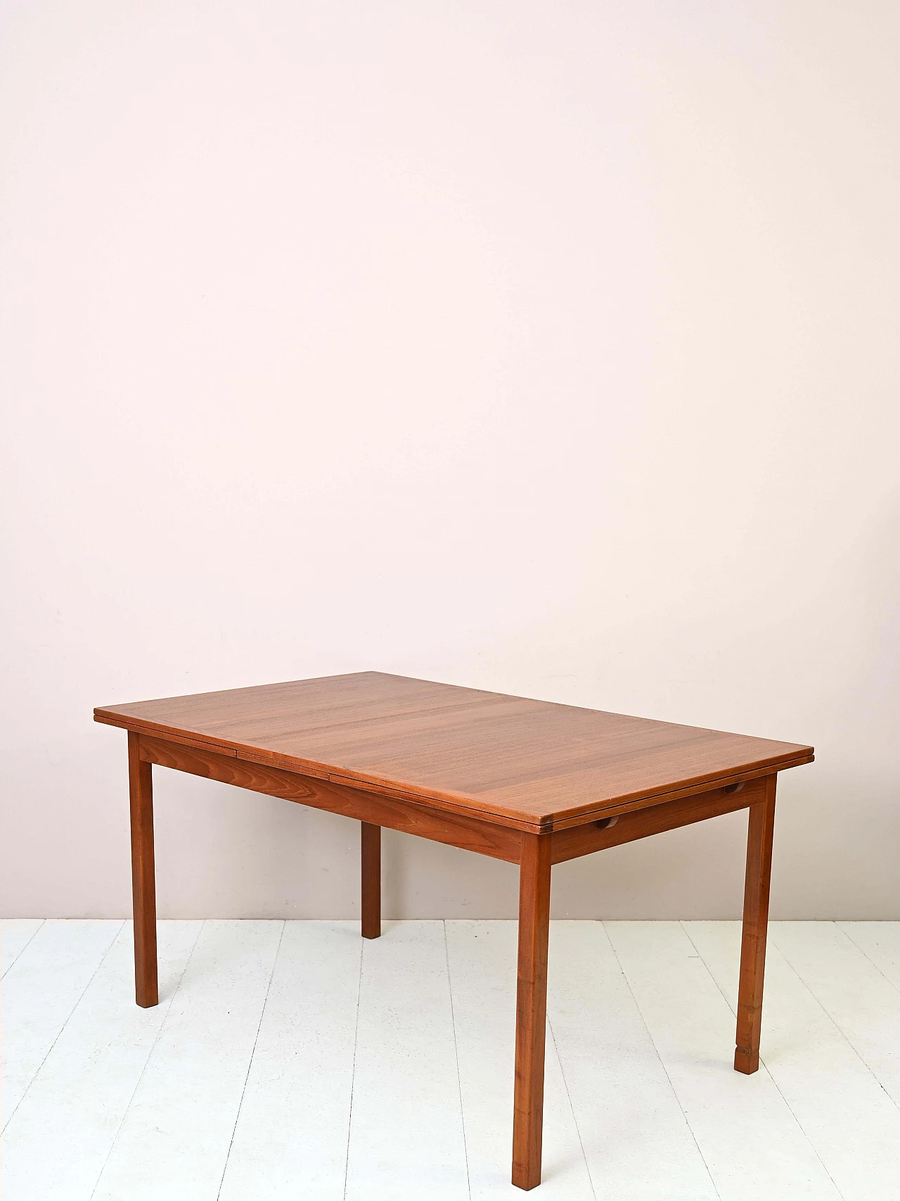 Scandinavian extending teak table, 1960s 3