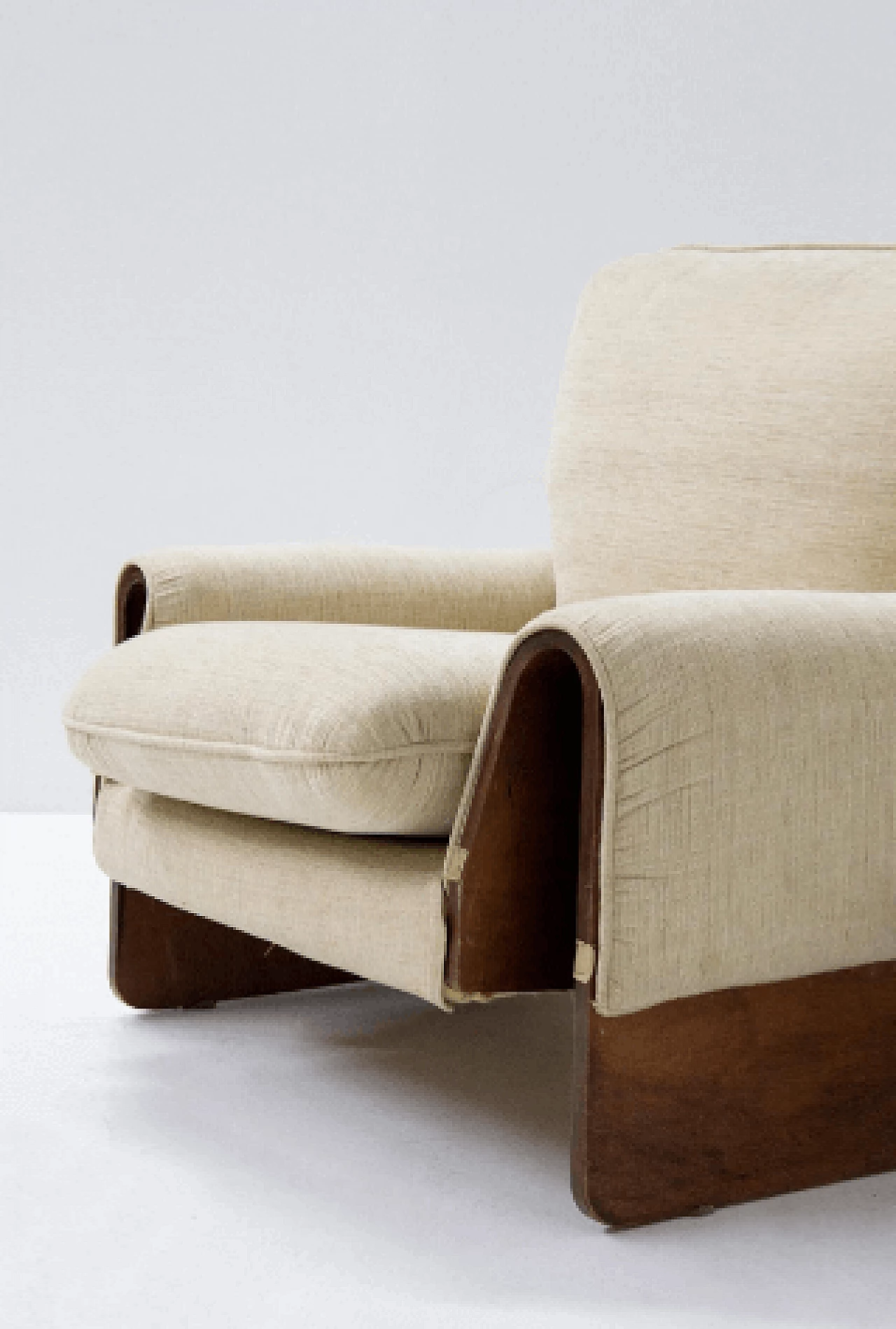 Pair of Sabrina armchairs by Ferdinando Buzzi for Ferruccio Brunati, 1970s 5