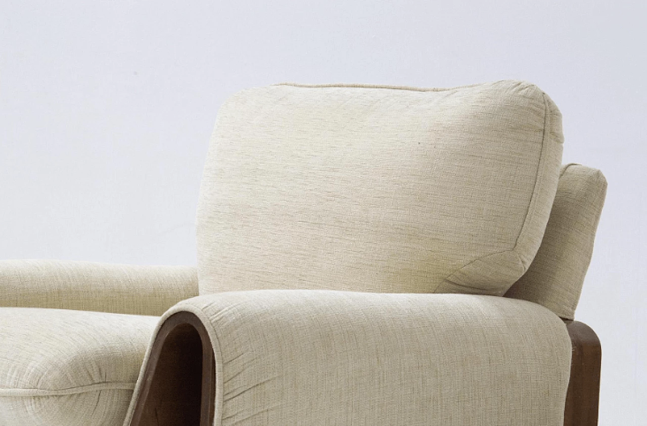 Pair of Sabrina armchairs by Ferdinando Buzzi for Ferruccio Brunati, 1970s 7