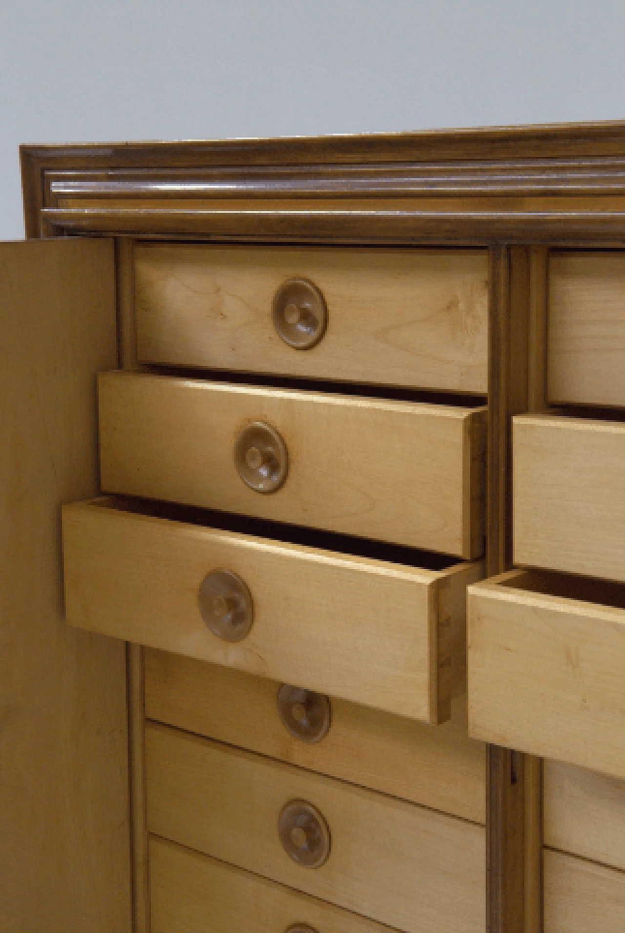 Walnut and maple dresser by Osvaldo Borsani, 1950s 10