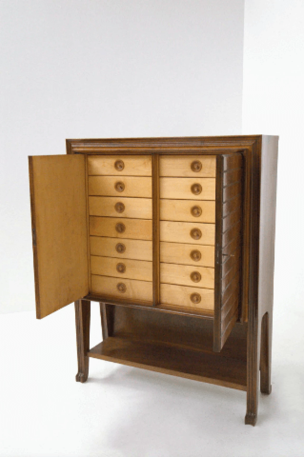 Walnut and maple dresser by Osvaldo Borsani, 1950s 12