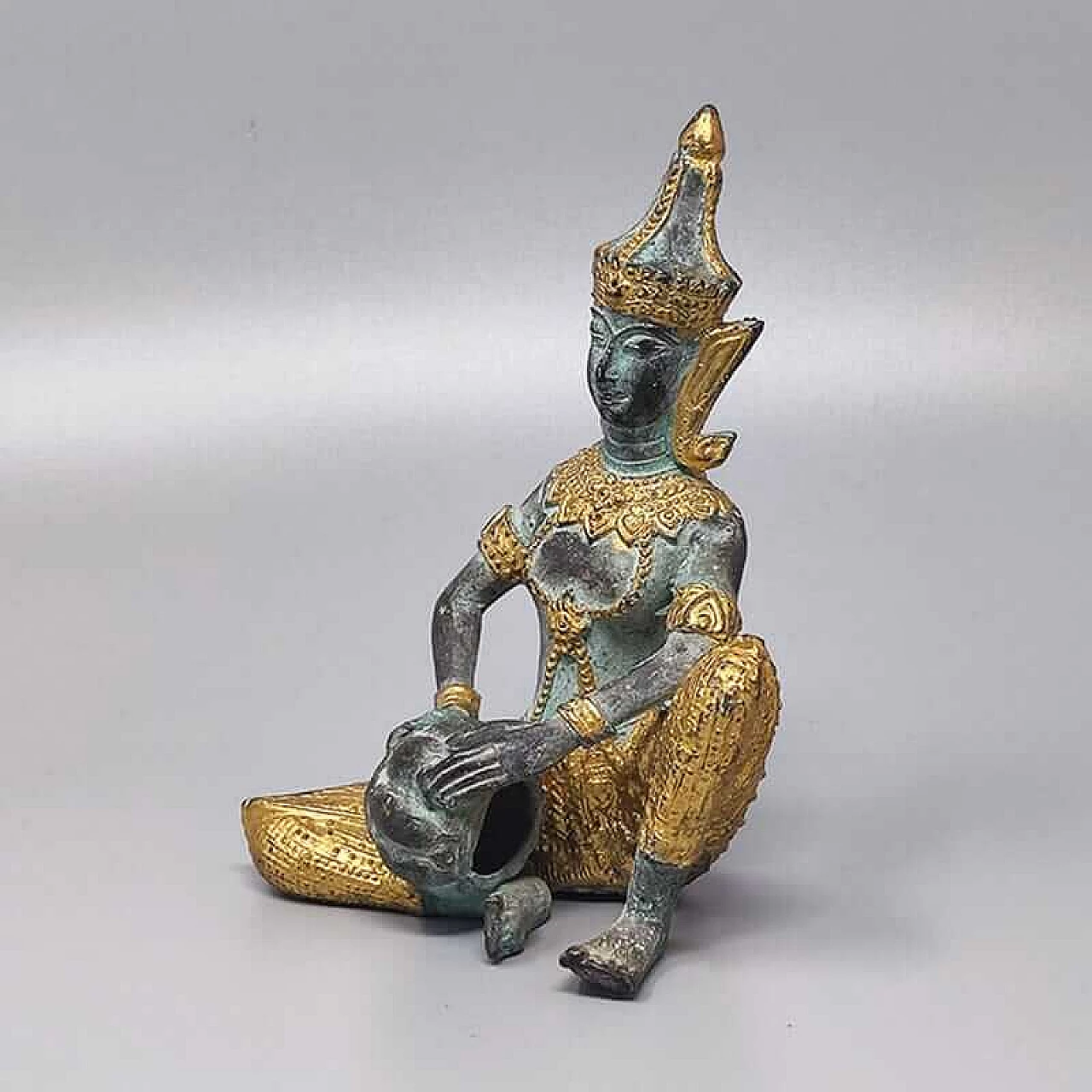 Thai bronze deity sculpture, 1940s 3
