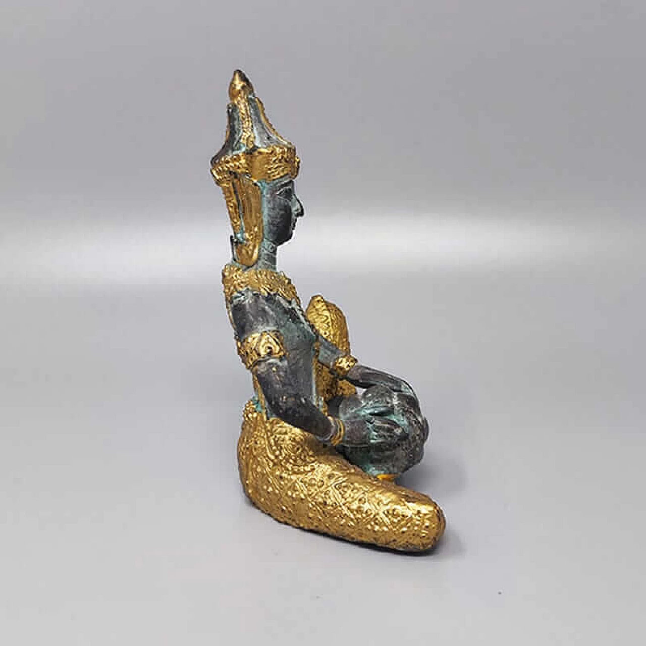 Thai bronze deity sculpture, 1940s 4