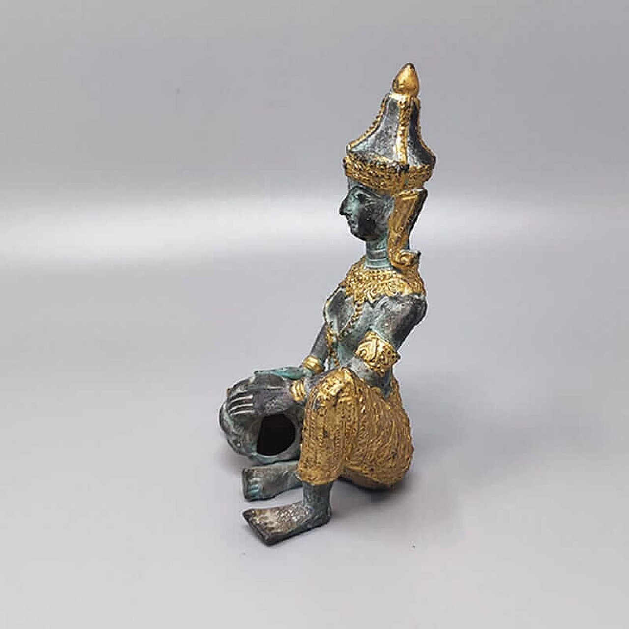 Thai bronze deity sculpture, 1940s 5