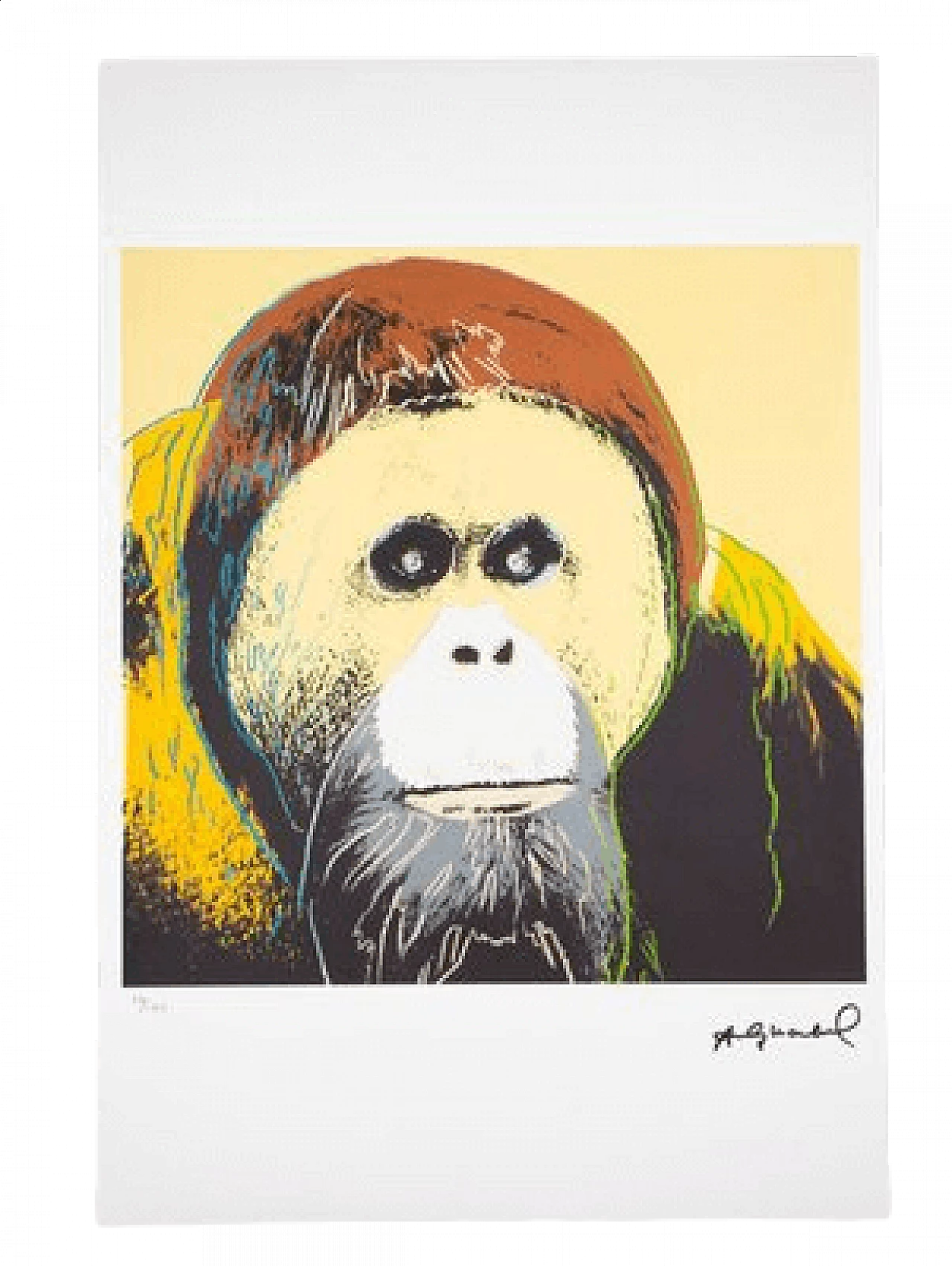 Andy Warhol, Orang Utan, colour screenprint, 1980s 9