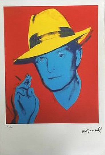 Andy Warhol, Portrait of Truman Capote, silkscreen print, 1990s