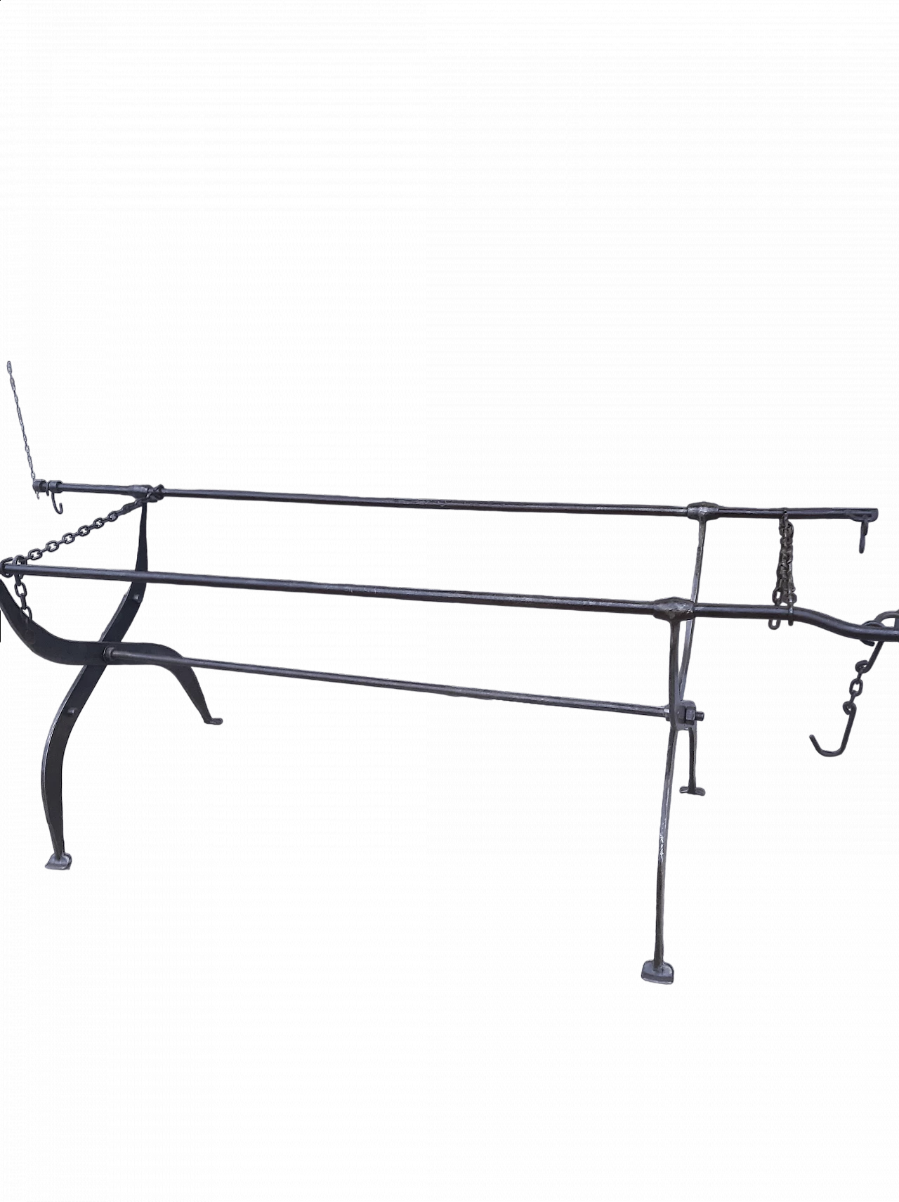 Base per tavolo in ferro battuto, anni '10 6