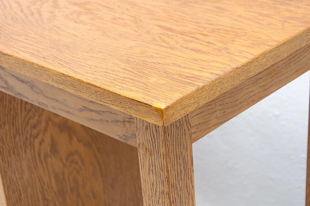 Scrittoio con serranda laterale in faggio e compensato, anni '30 12