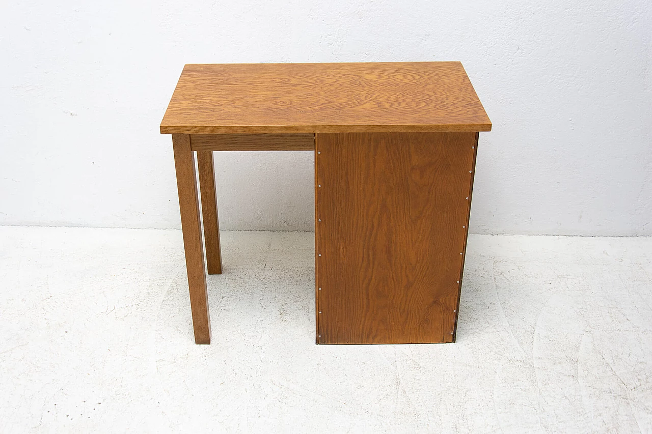 Scrittoio con serranda laterale in faggio e compensato, anni '30 14