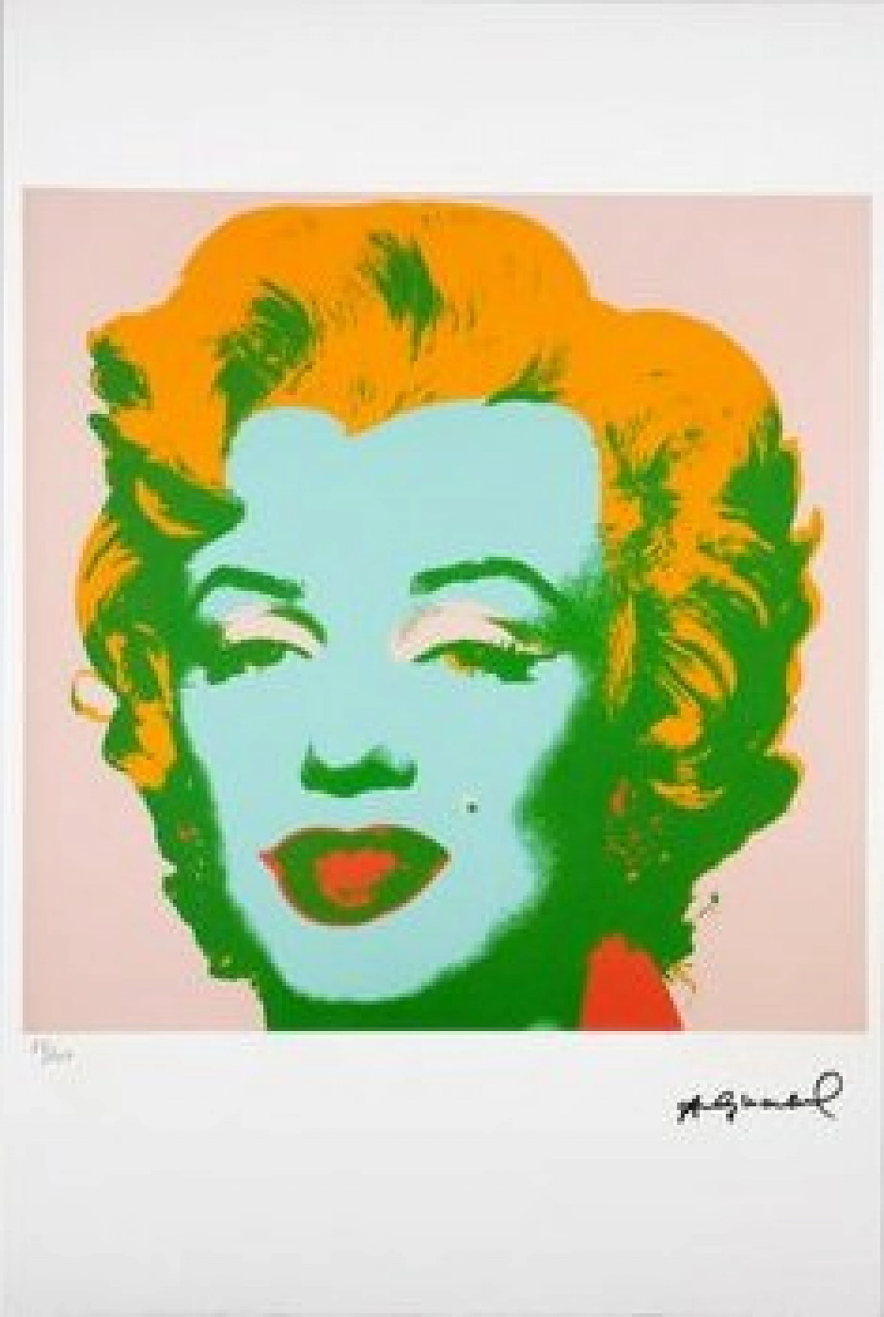 Andy Warhol, Ritratto di Marilyn Monroe, litografia, anni '80 9