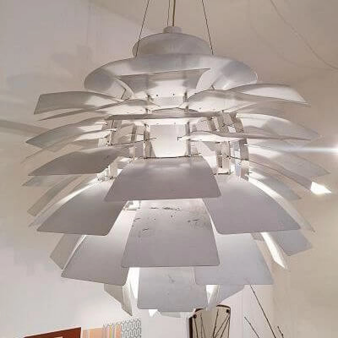 PH Artichoke chandelier by Poul Henningsen for Louis Poulsen, 1960s 3