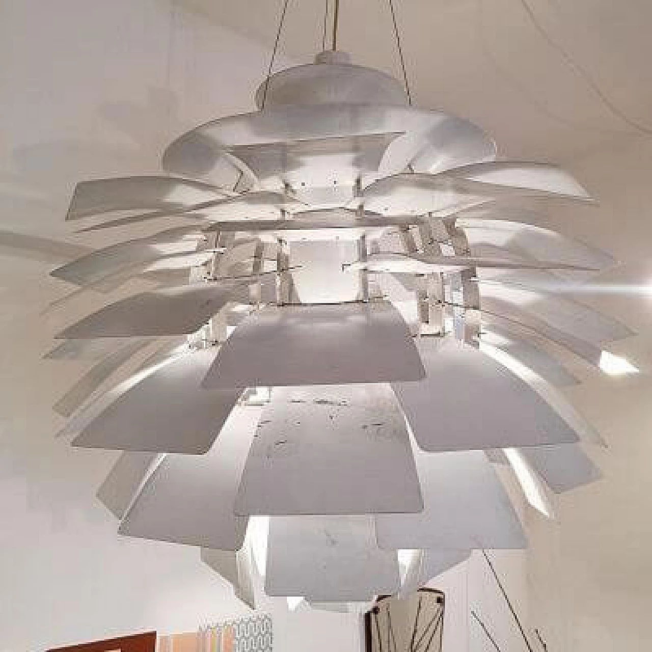 Lampadario PH Artichoke di Poul Henningsen per Louis Poulsen, anni '60 3