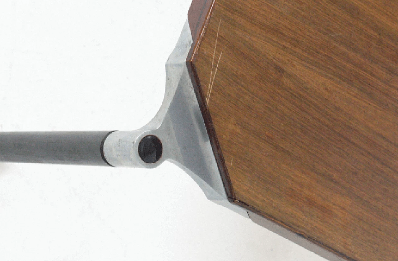 Metal and wood coffee table by Ico Parisi for MIM Roma, 1970s 5