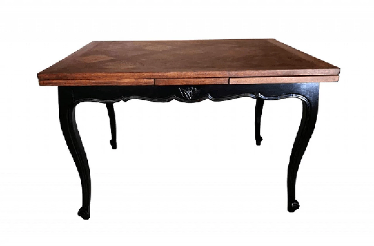 Provençal style extendable oak table, early 20th century 1