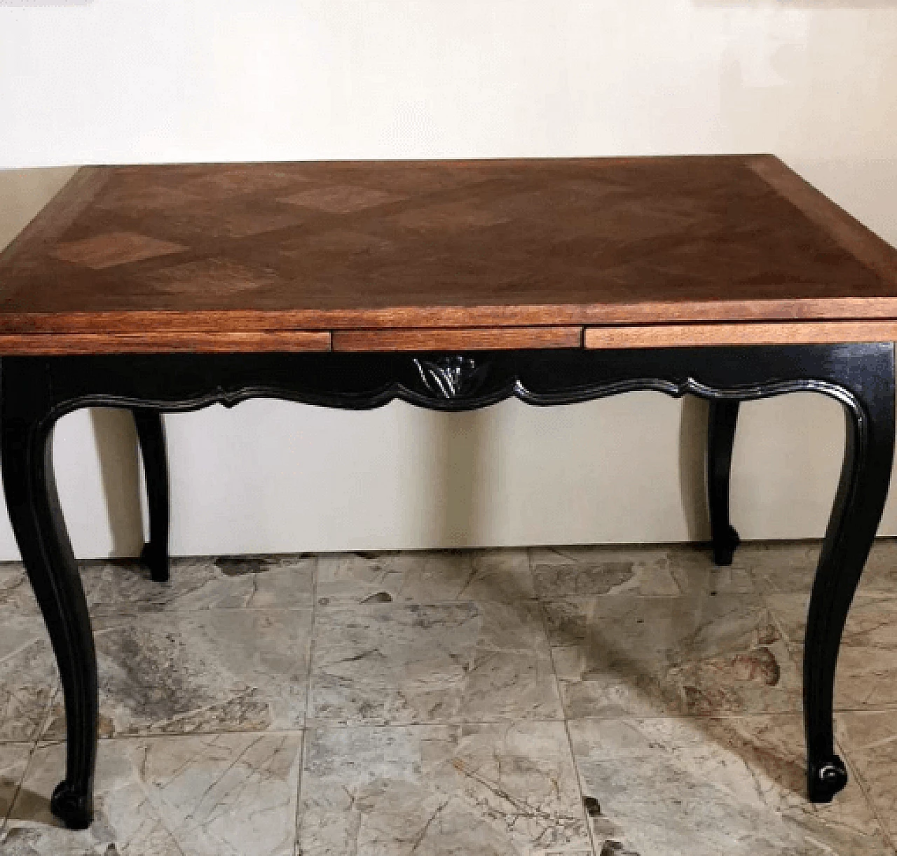 Provençal style extendable oak table, early 20th century 5