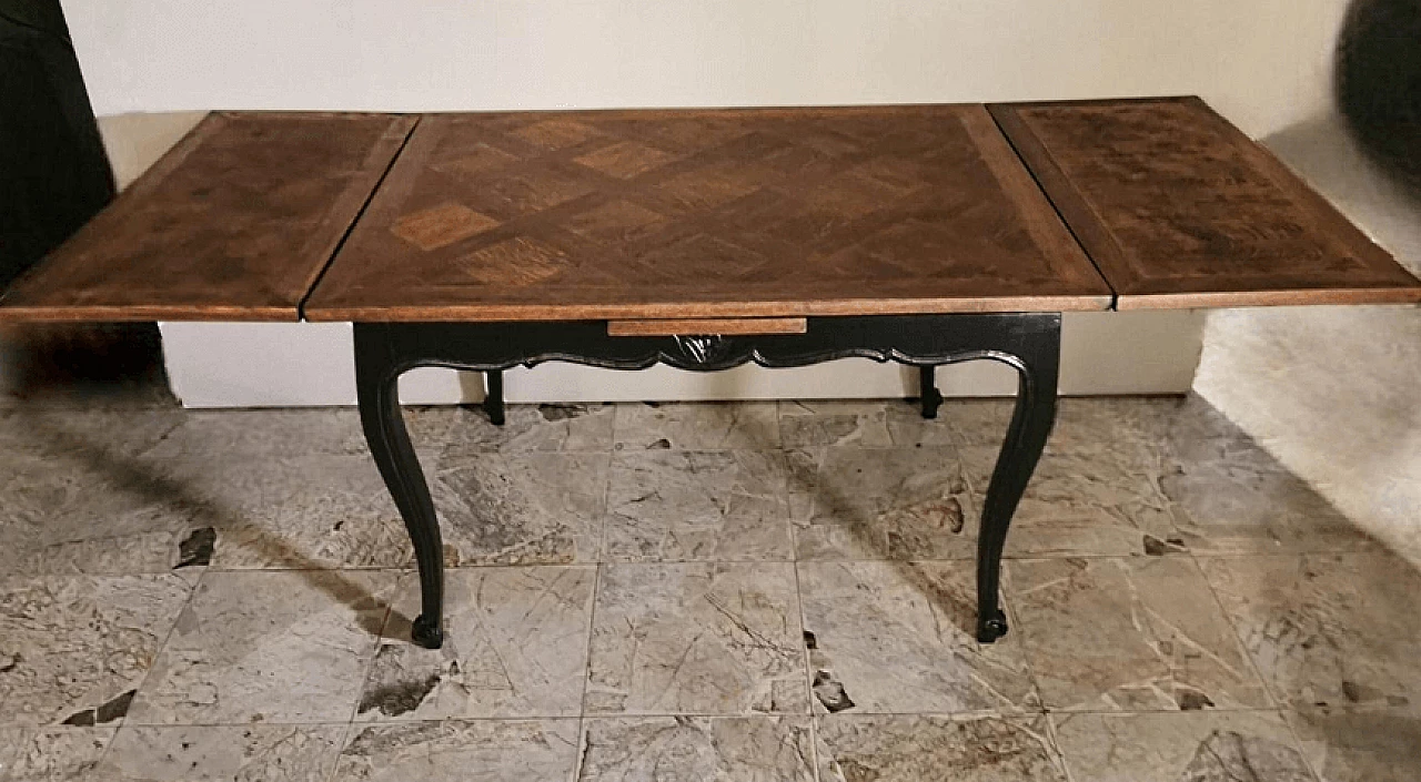 Provençal style extendable oak table, early 20th century 6