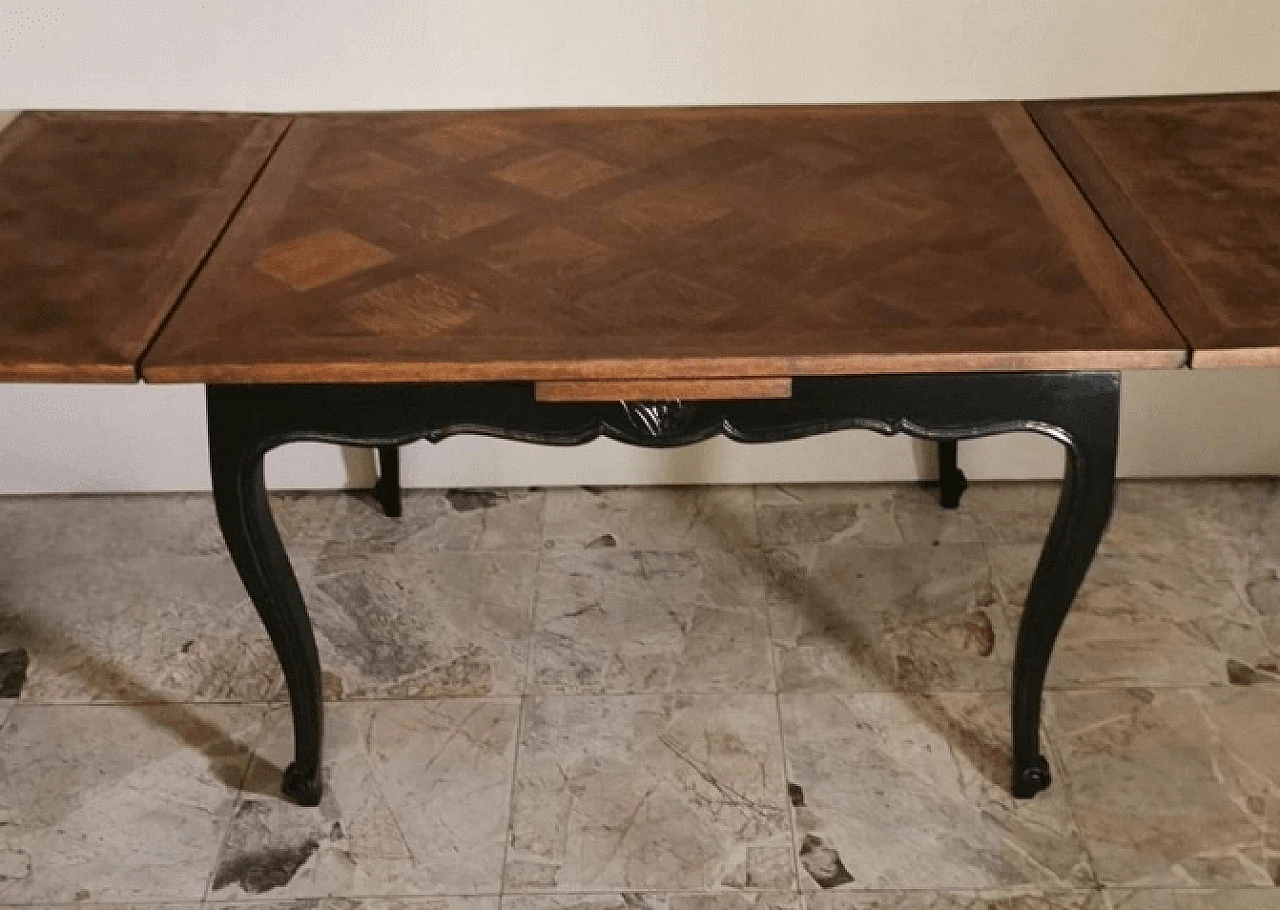 Provençal style extendable oak table, early 20th century 7