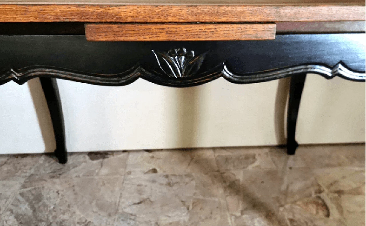 Provençal style extendable oak table, early 20th century 8