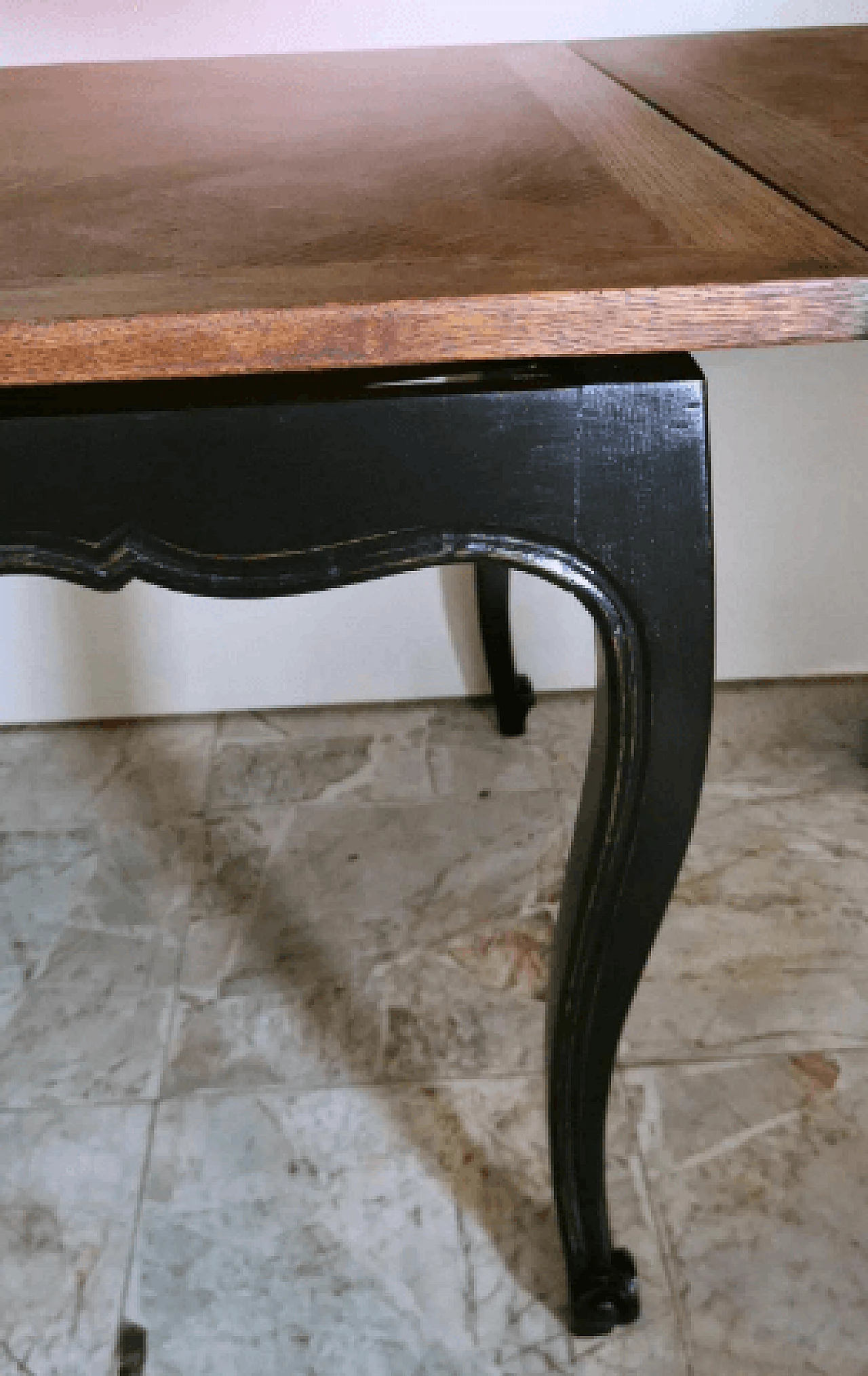 Provençal style extendable oak table, early 20th century 10