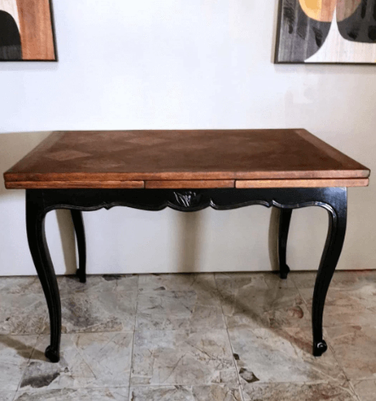 Provençal style extendable oak table, early 20th century 19
