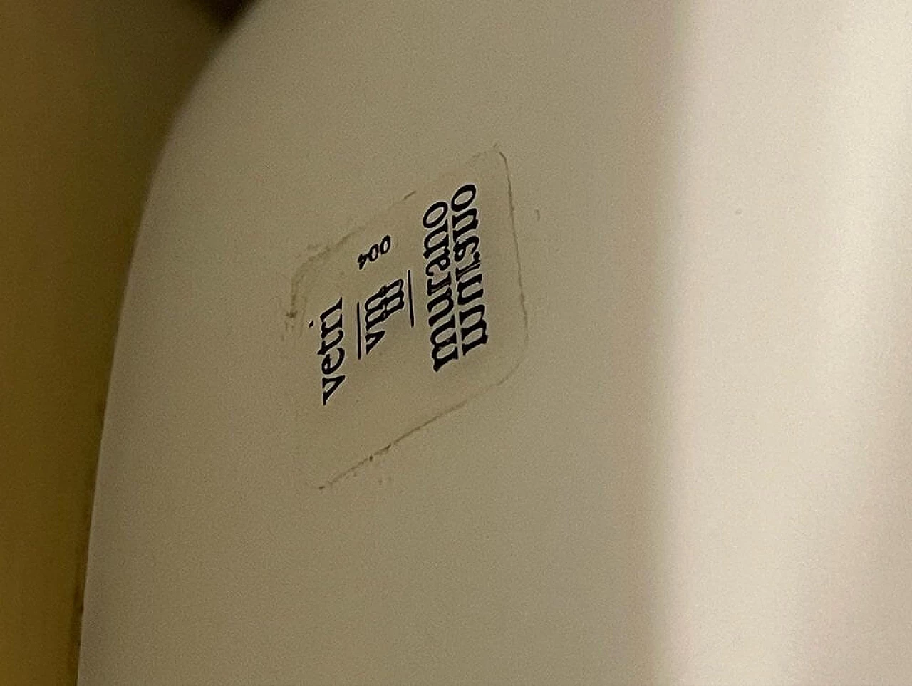 Coppia di lampade da tavolo a forma di uovo in vetro di Murano, anni '80 5