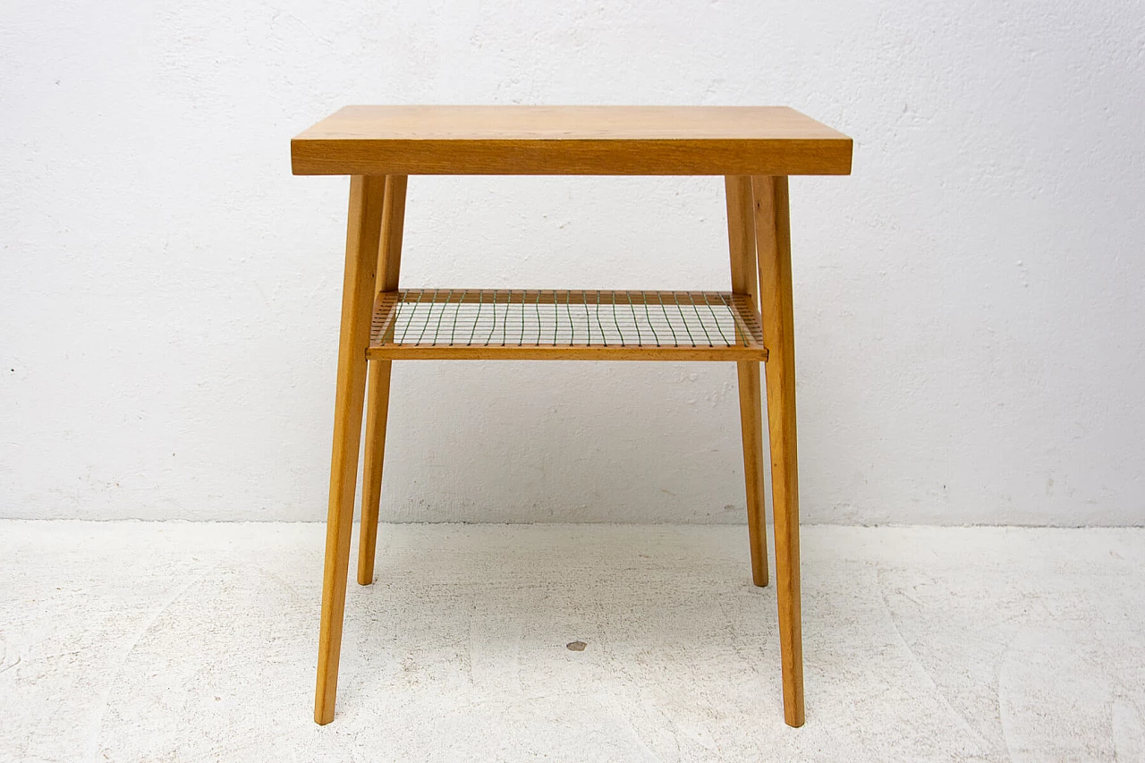 Tavolino in quercia per Drevopodnik Holesov, anni '70 2