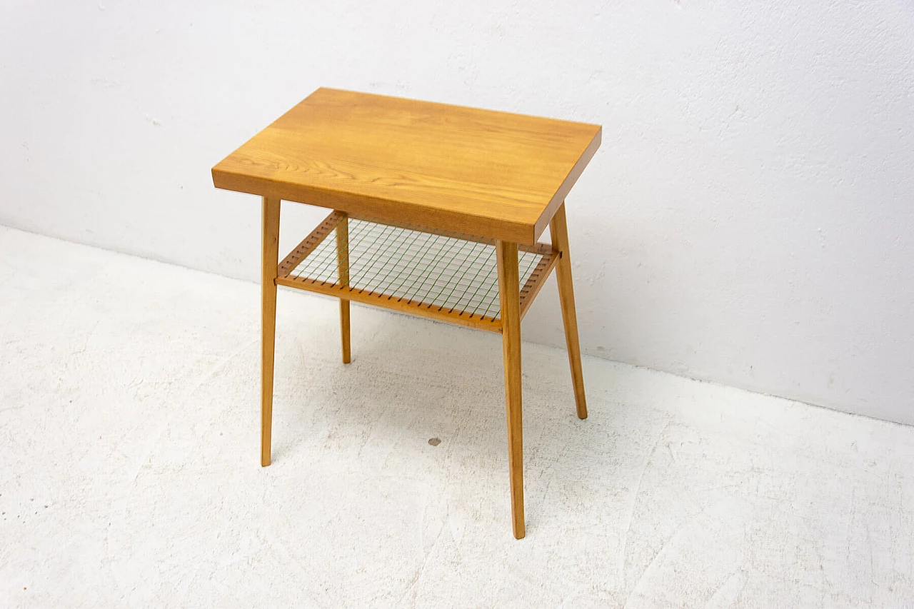 Oak coffee table for Drevopodnik Holesov, 1970s 4