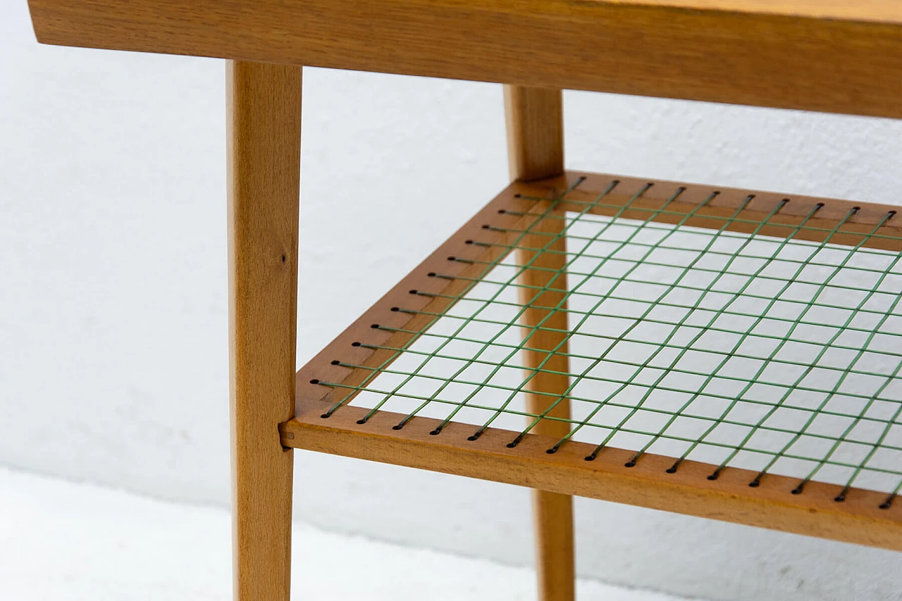 Tavolino in quercia per Drevopodnik Holesov, anni '70 8