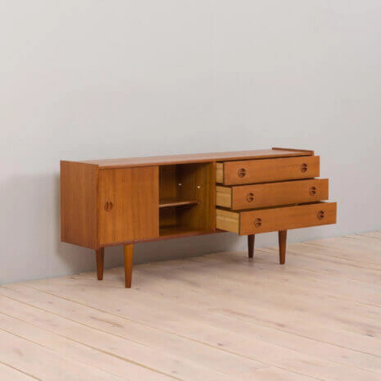 Credenza norvegese in teak, anni '60 4