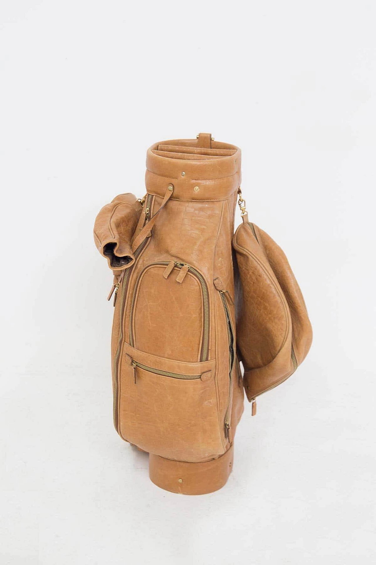 Borsa da golf in finta pelle di rettile, anni '70 2
