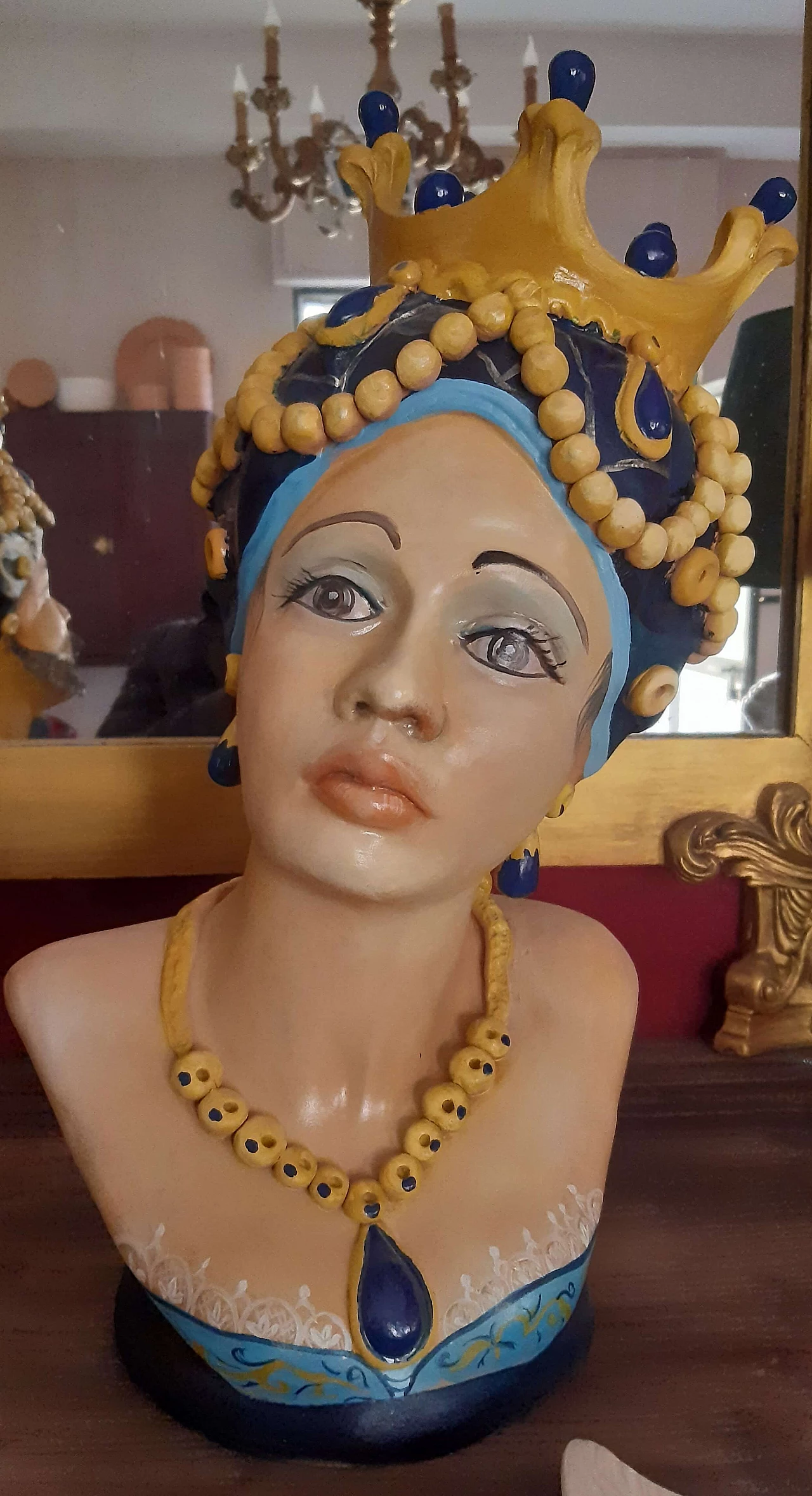 Pair of vases with Moorish heads, 2000s 4