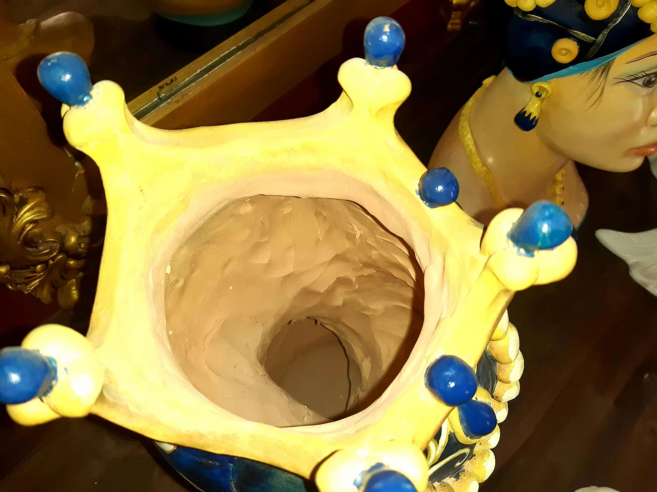 Pair of vases with Moorish heads, 2000s 5