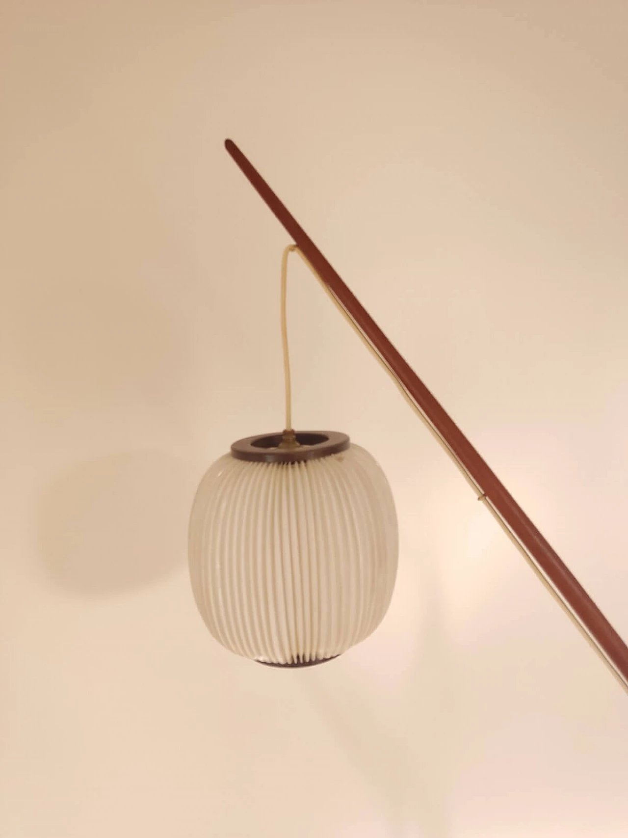 Fishing rod floor lamp by Svend Aage Holm Sorensen, 1950s 7