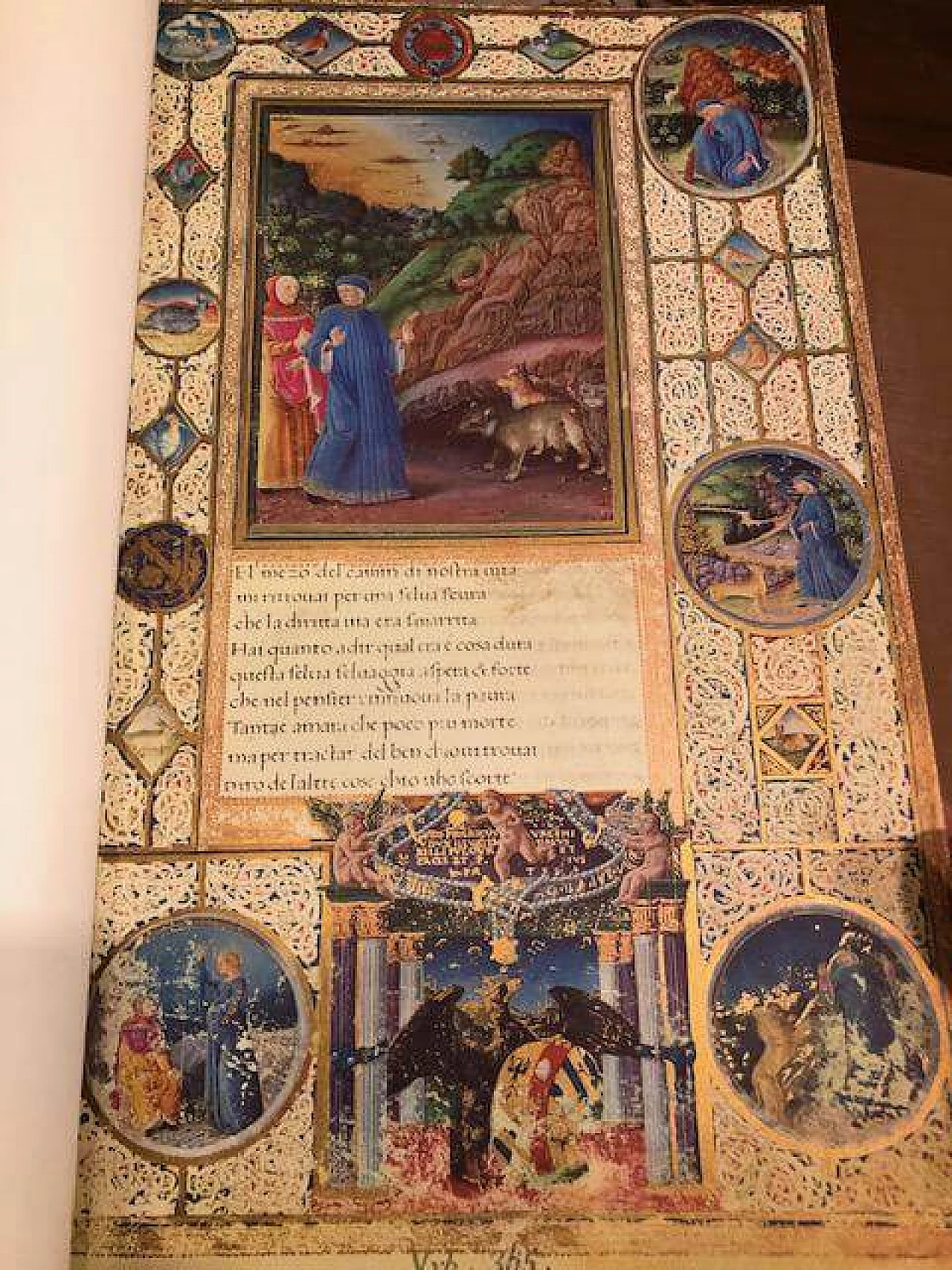 Reproduction of The Dante Urbinate from The Vatican Library 4