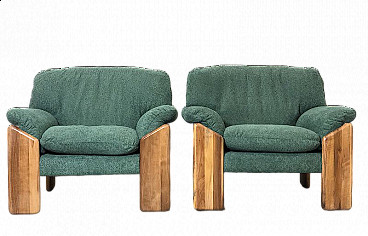 Pair of Sapporo armchairs by Mario Marenco for MobilGirgi, 1970s