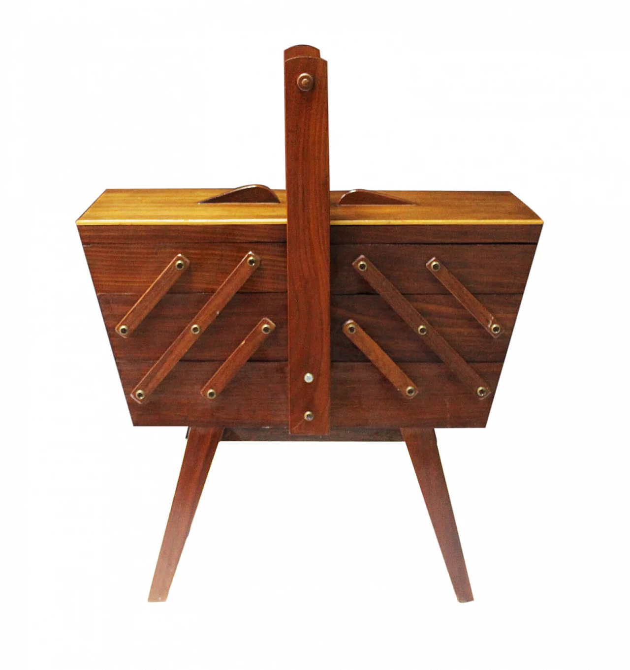 Mobile per cucito in teak, anni '50 1