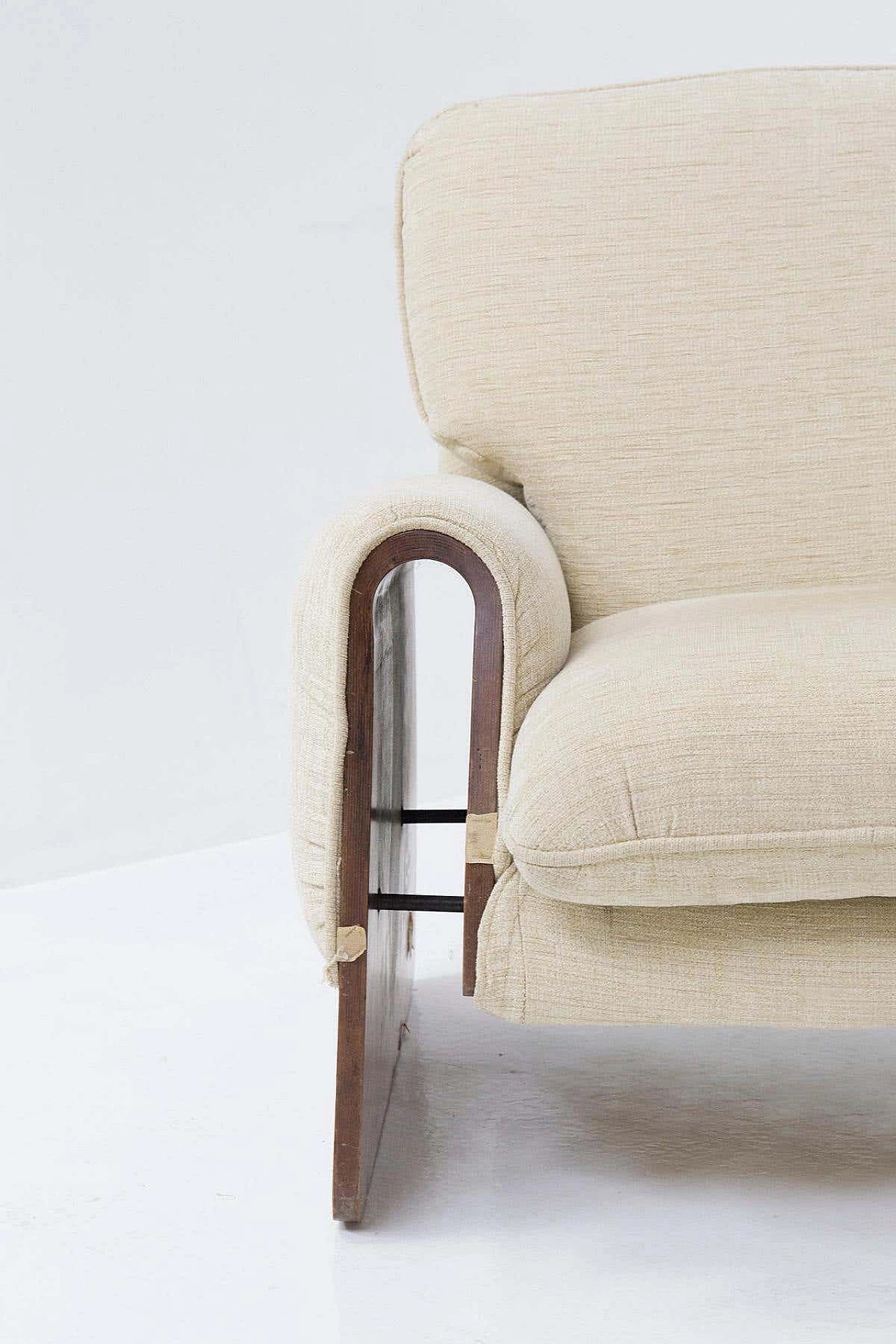 Tiffany sofa in wood and fabric by Ferdinando Buzzi for Brunati, 1970s 1