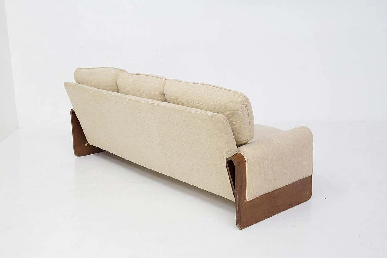 Tiffany sofa in wood and fabric by Ferdinando Buzzi for Brunati, 1970s 6