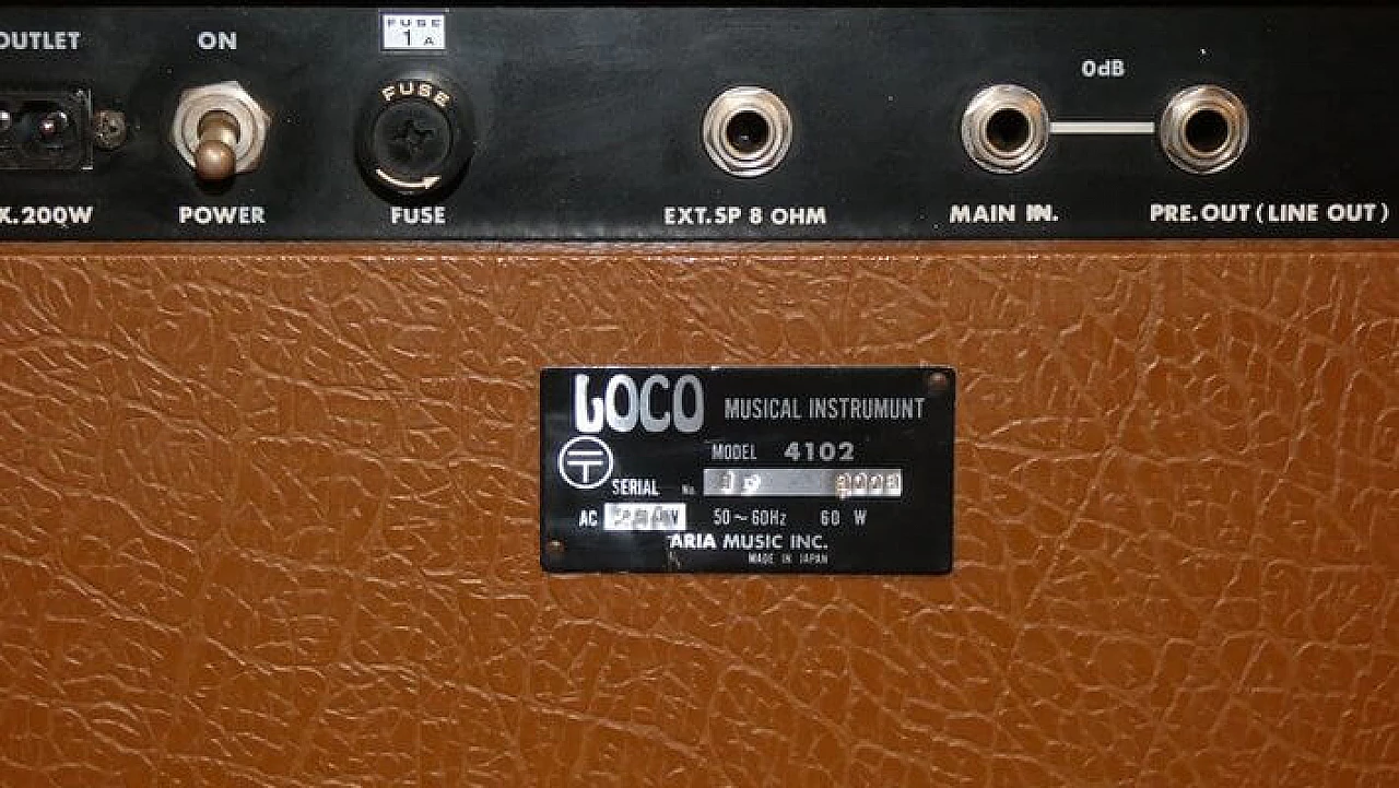 Loco 4102 amplifier from Aria, 1980s 16