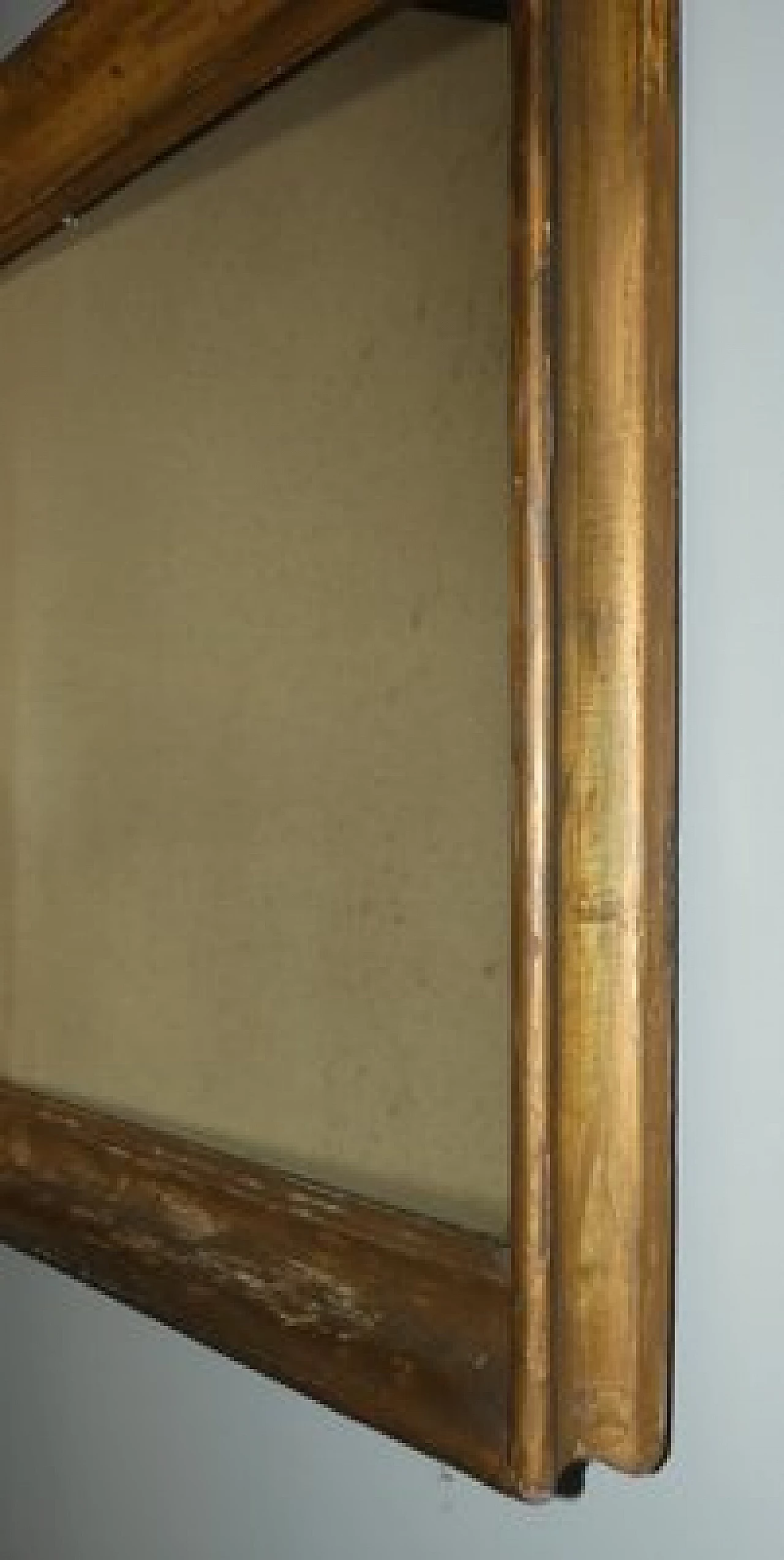 Rectangular mirror with gilded wood frame, 19th century 5