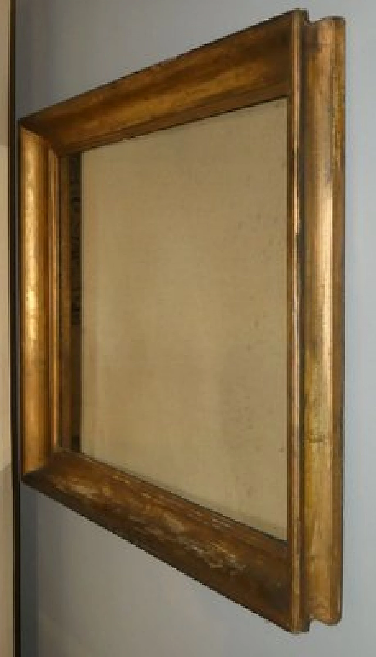 Rectangular mirror with gilded wood frame, 19th century 7