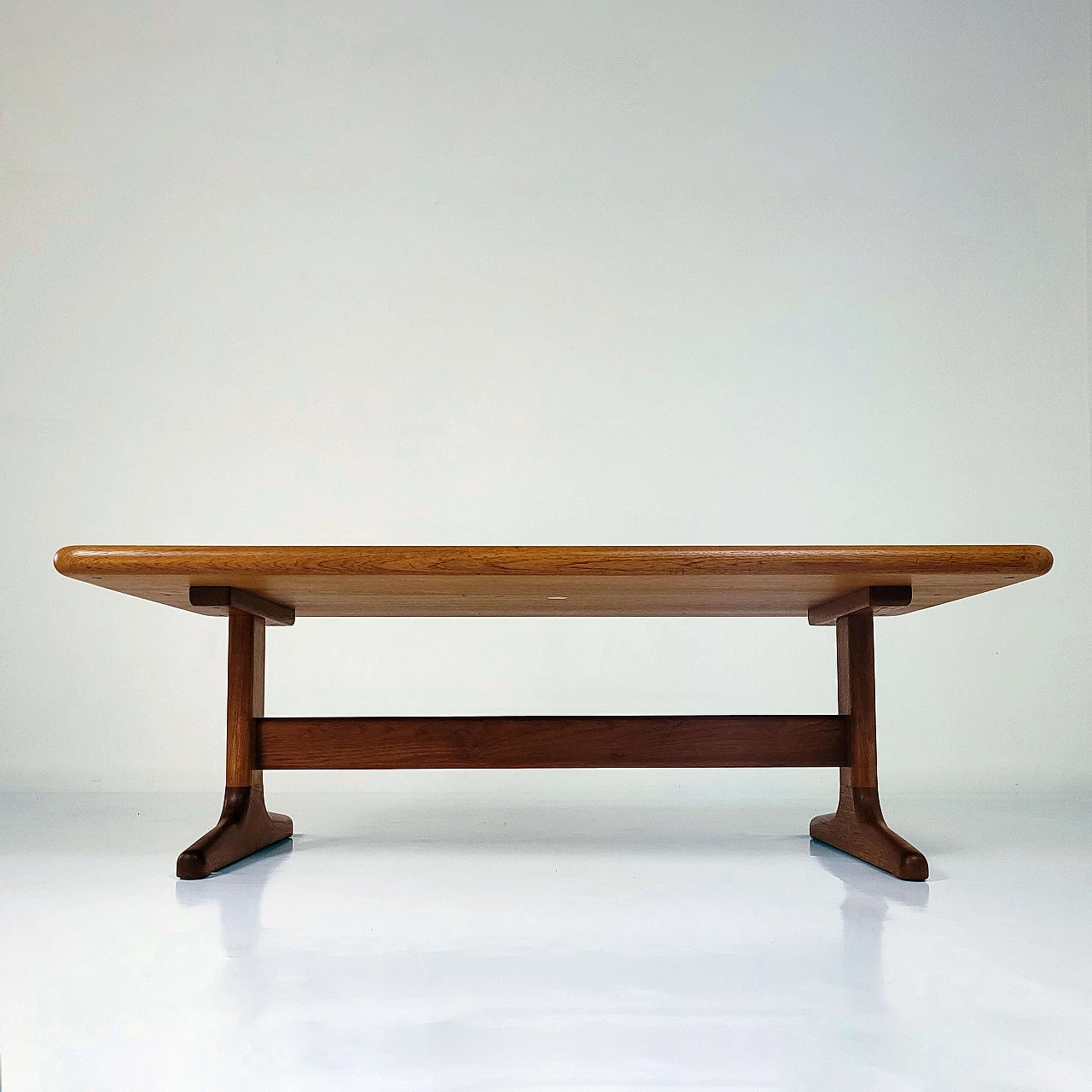 Solid teak coffee table by Glostrup Møbelfabrik, 1960s 3