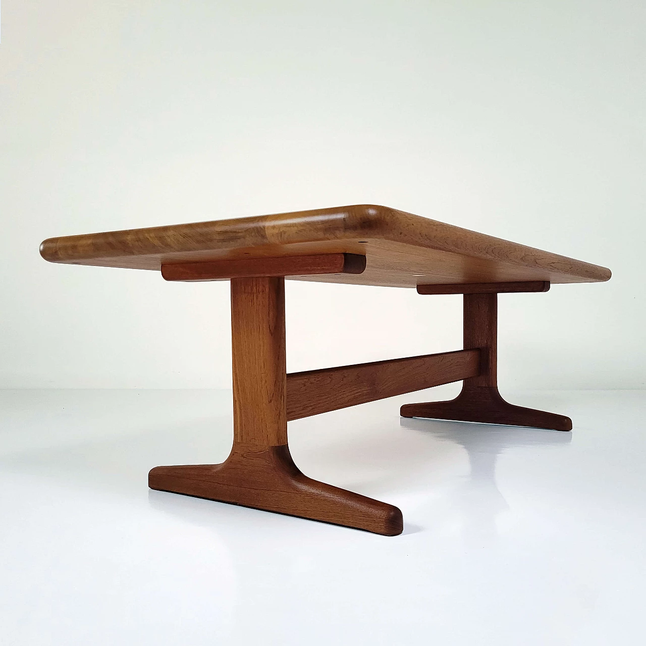 Solid teak coffee table by Glostrup Møbelfabrik, 1960s 6