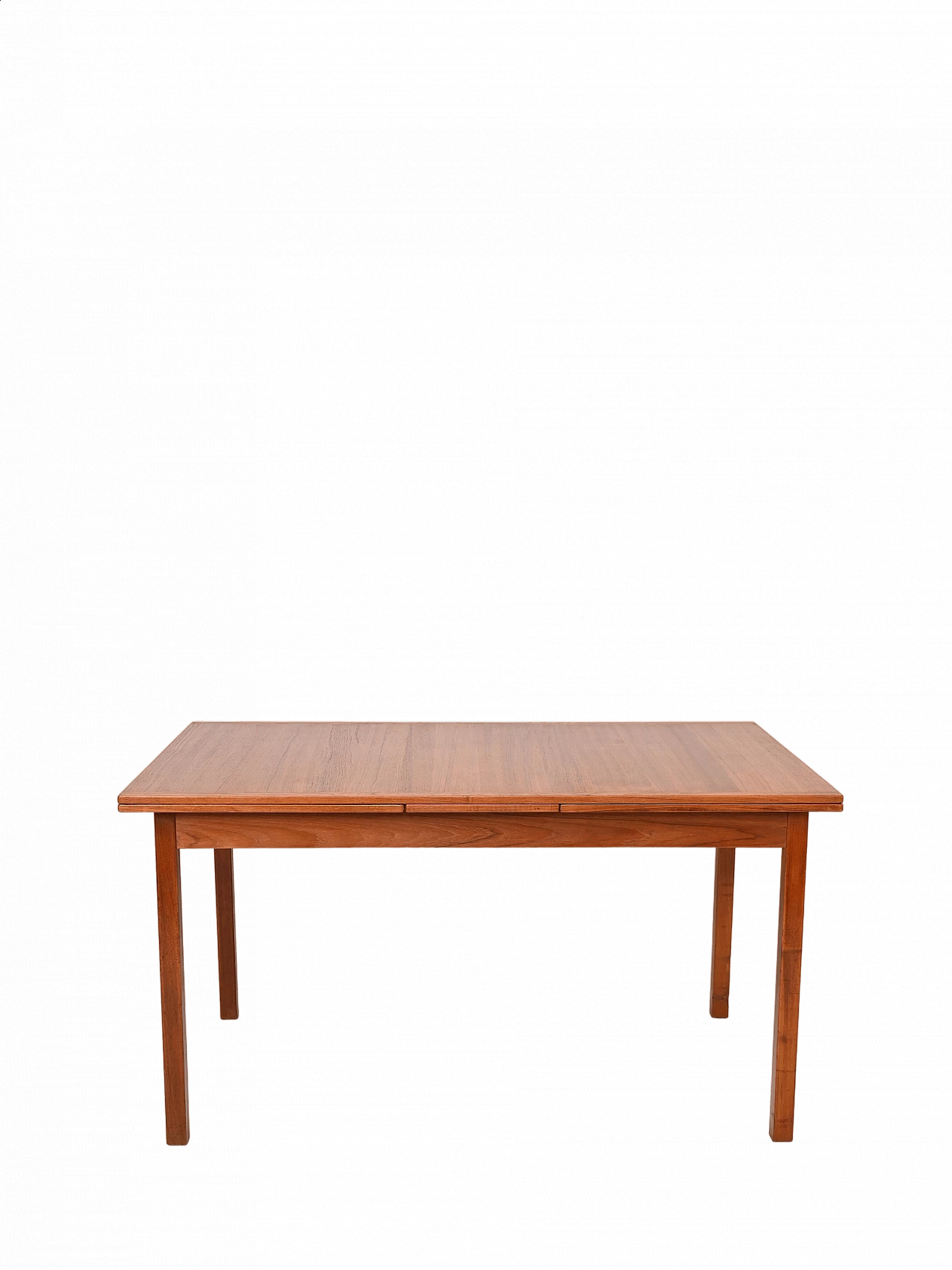 Scandinavian extending teak table, 1960s 14