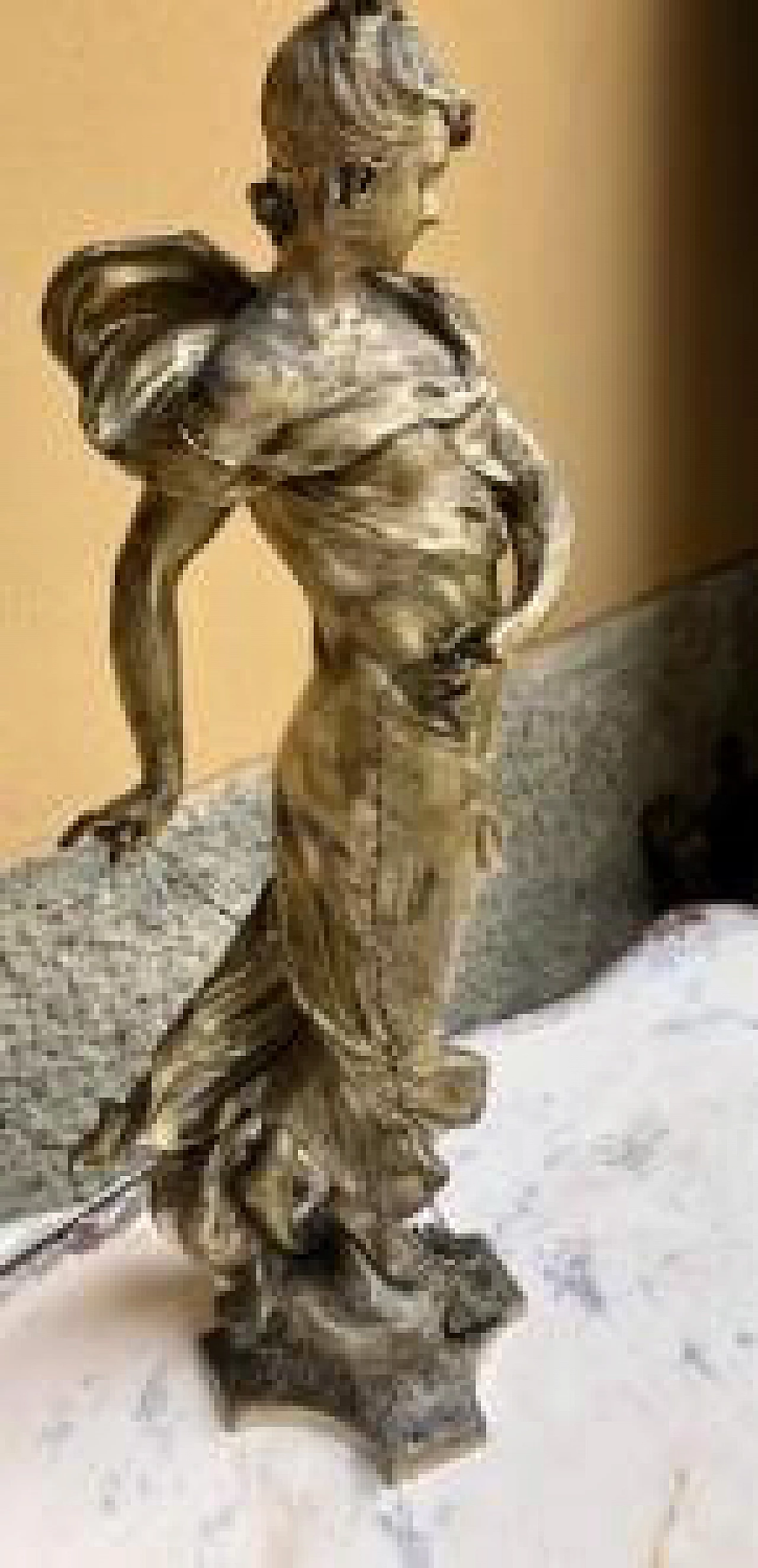 Tairo Paris, cast metal statue, 19th century 1