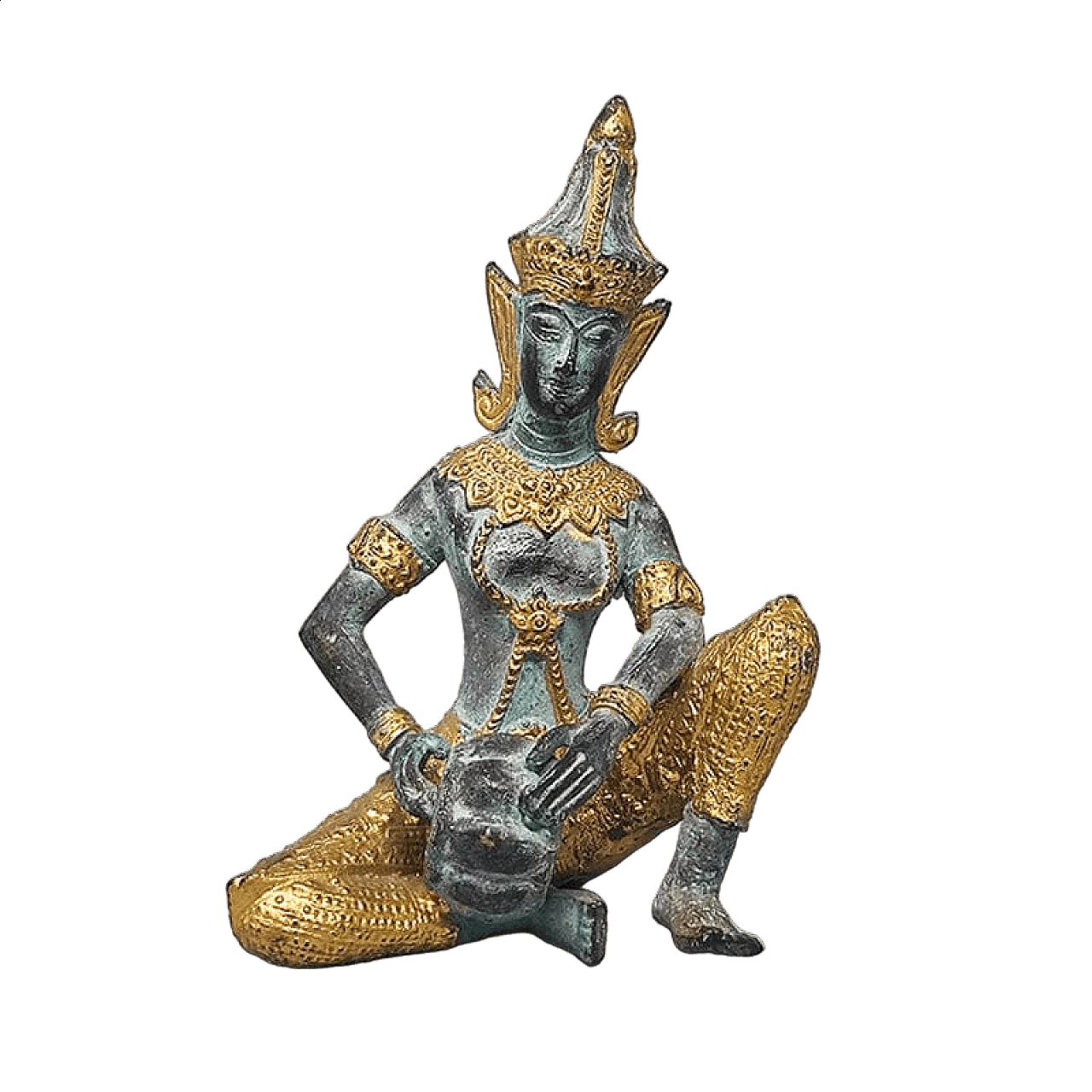 Thai bronze deity sculpture, 1940s 10