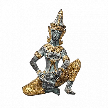 Thai bronze deity sculpture, 1940s