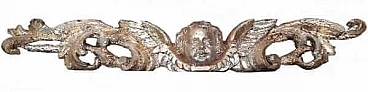 Gilded wood frieze with cherub, 16th century