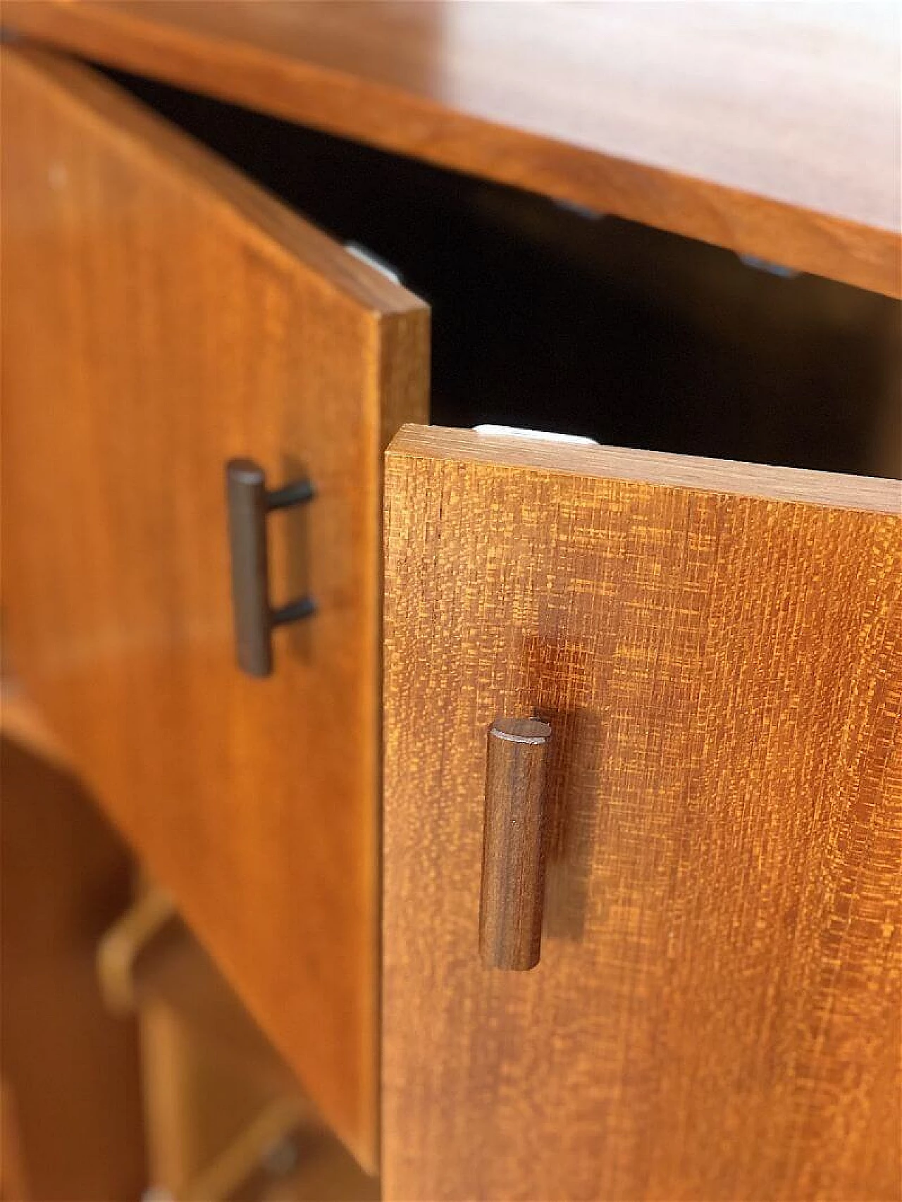 Libreria in teak a 3 campate di Vittorio Dassi, anni '60 5